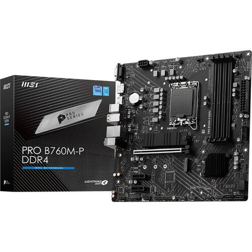 MIST  
PRO SERIES  
PRO B760M-P DDR4  
INTEL  
LIGHTNING