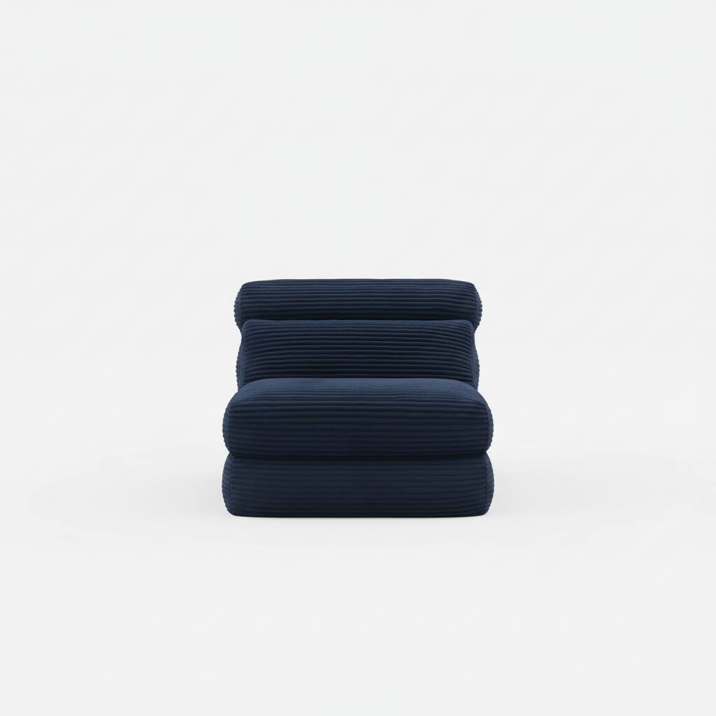 Front. AOITUN - Folding Sofa Bed Convertible Single Sleeper Chair, Corduroy Fabric Adjustable Lounge Bed for Guest Room - Black.