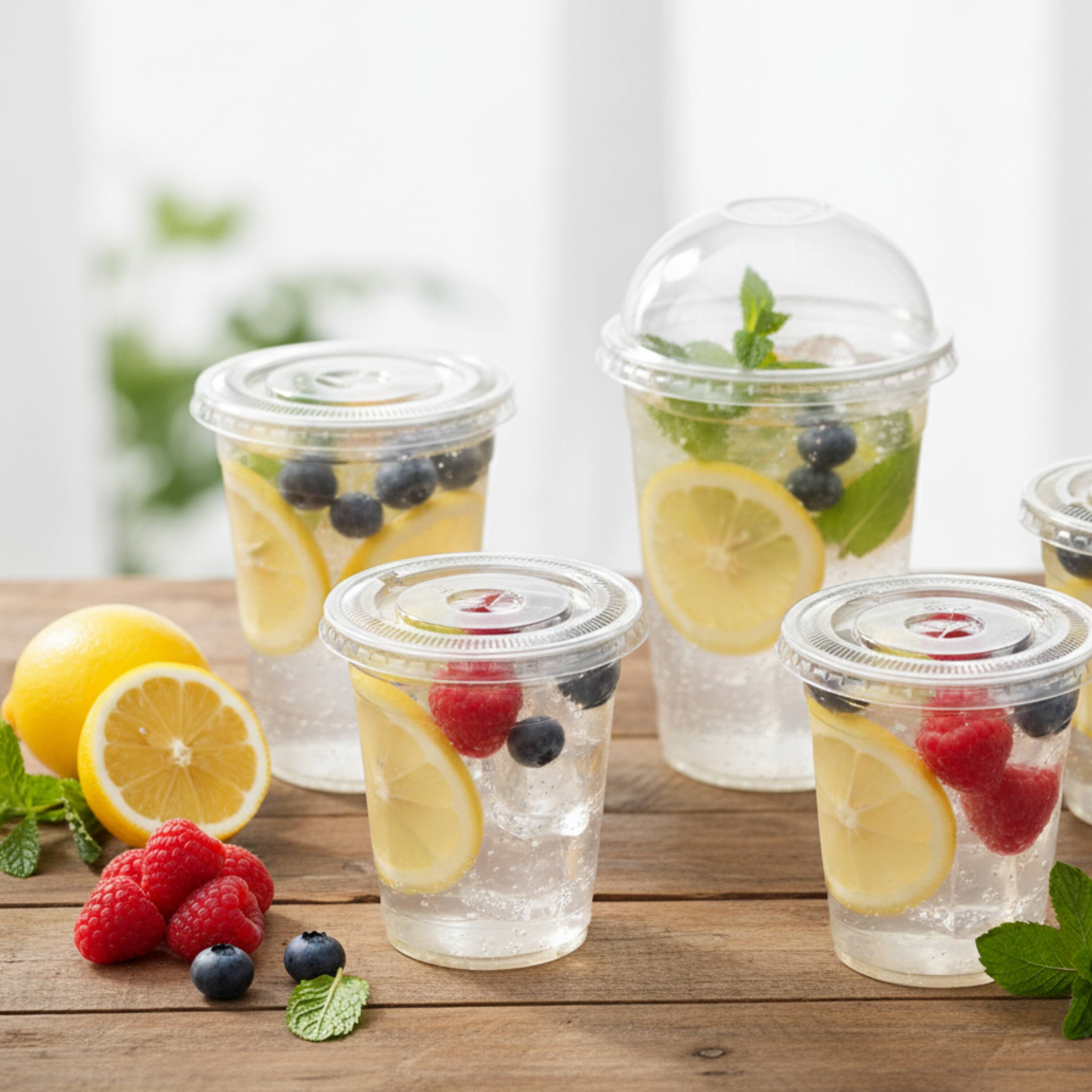 Alt View 3. Eco Harmony Products - Cold Cup, 32oz Clear Cup (PET), 107mm, 500-Pack - Clear.