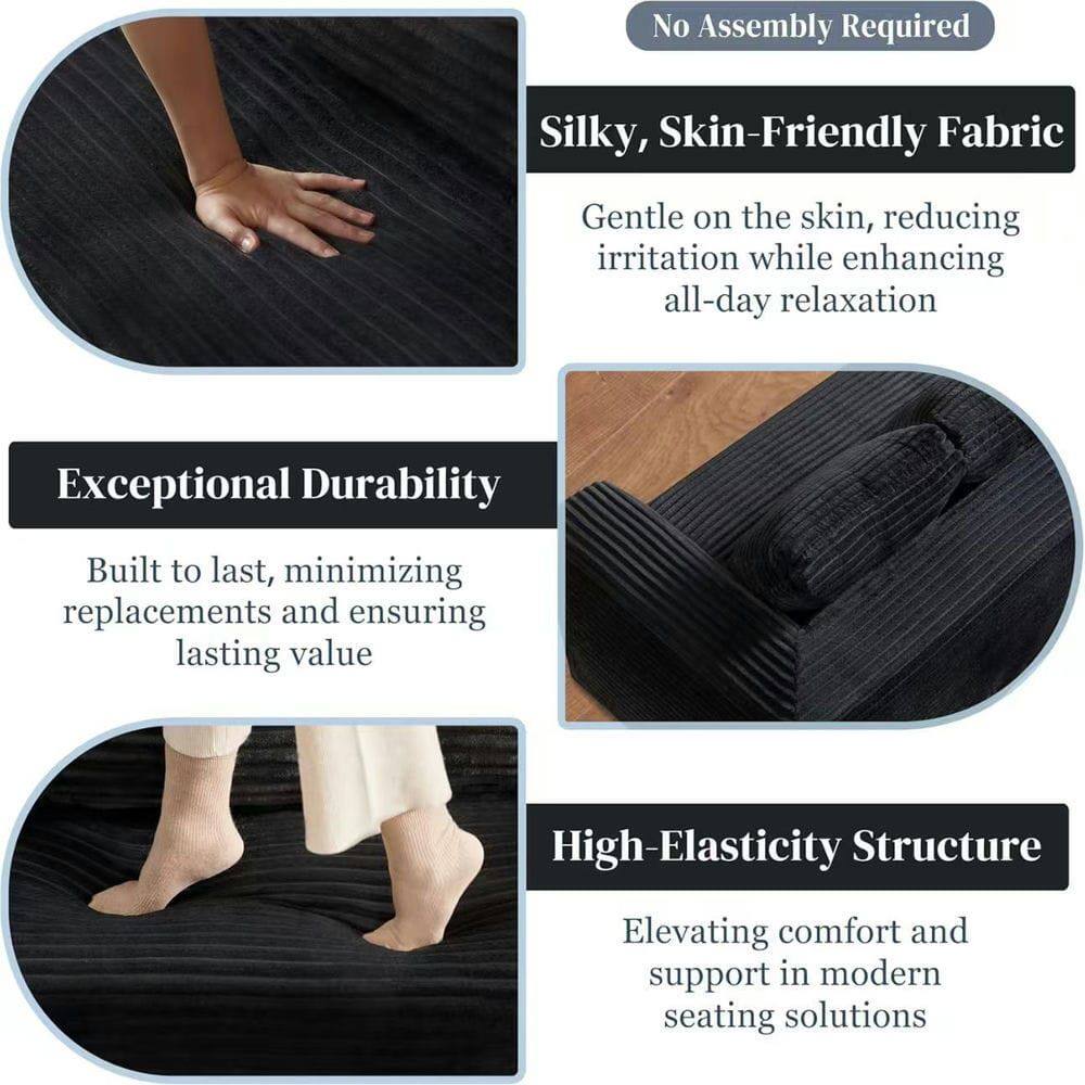 No Assembly Required

Silky, Skin-Friendly Fabric  
Gentle on the skin, reducing irritation while enhancing all-day relaxation

Exceptional Durability  
Built to last, minimizing replacements and ensuring lasting value

High-Elasticity Structure  
Elevating comfort and support in modern seating solutions