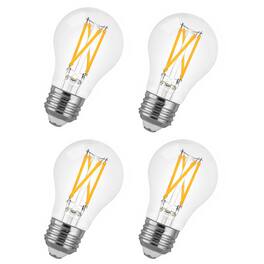 VIRIBRIGHT - A15 LED Bulb, 40W EQ, Dimmable, CEC T20, Clear Glass Filament (4-Pack) - White