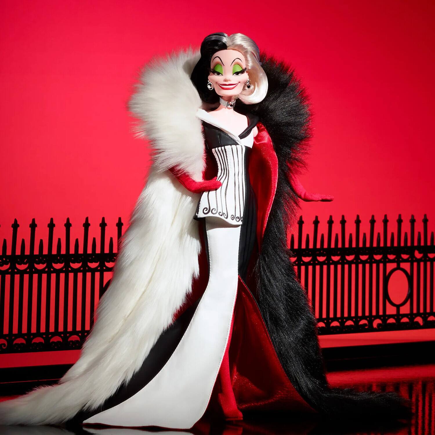 Alt View 1. Mattel - Mattel Collectible - Disney Darkness Descends Series: Cruella De Vil Doll   - COLLECTIBLES - Multicolor.