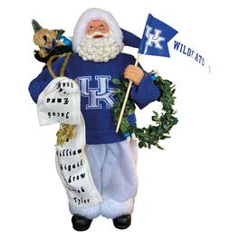 Santa's Workshop - Kentucky Wildcats 12" Proud Santa - Blue
