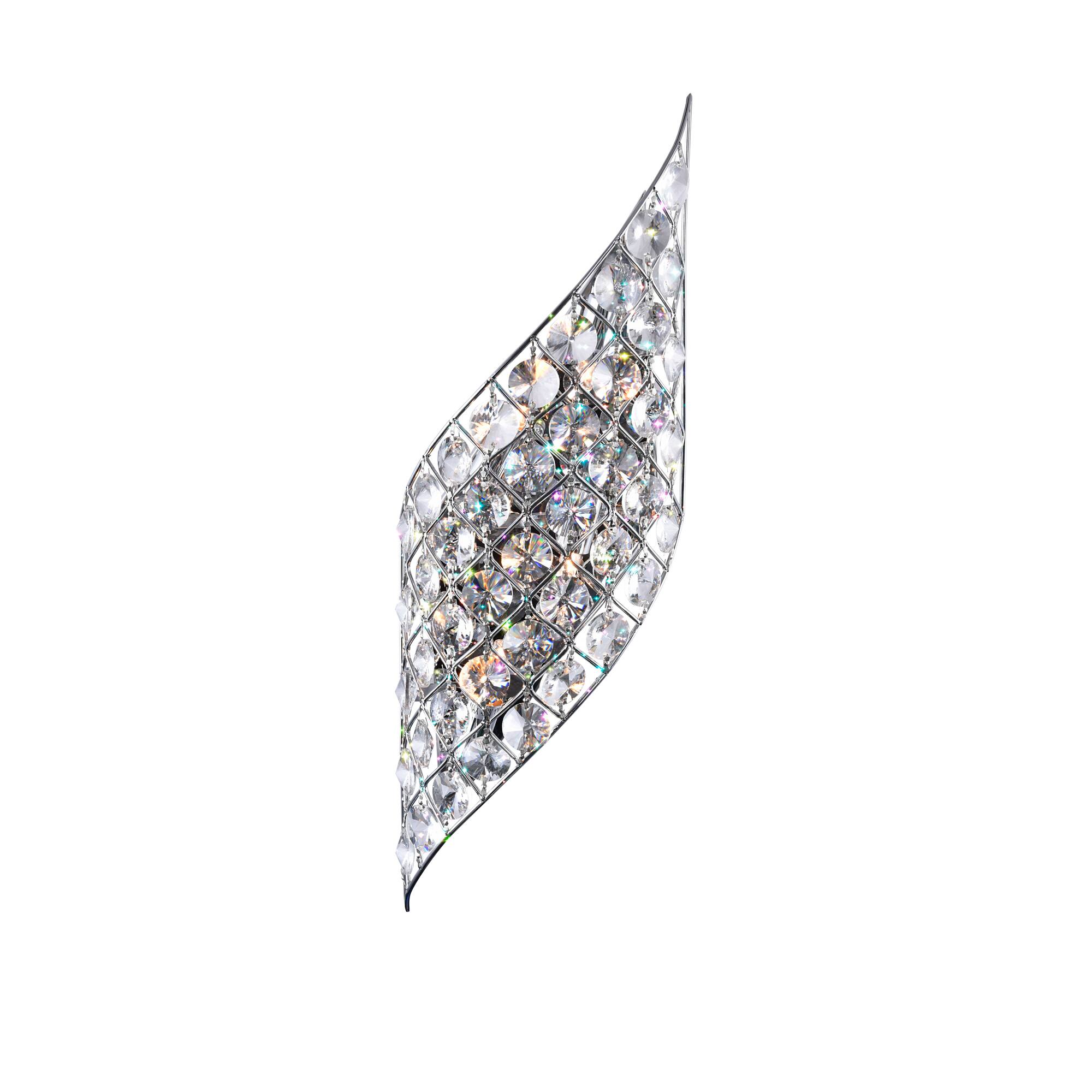 Front. CWI Lighting - Chique 4 Light Wall Sconce With Chrome Finish - Chrome.