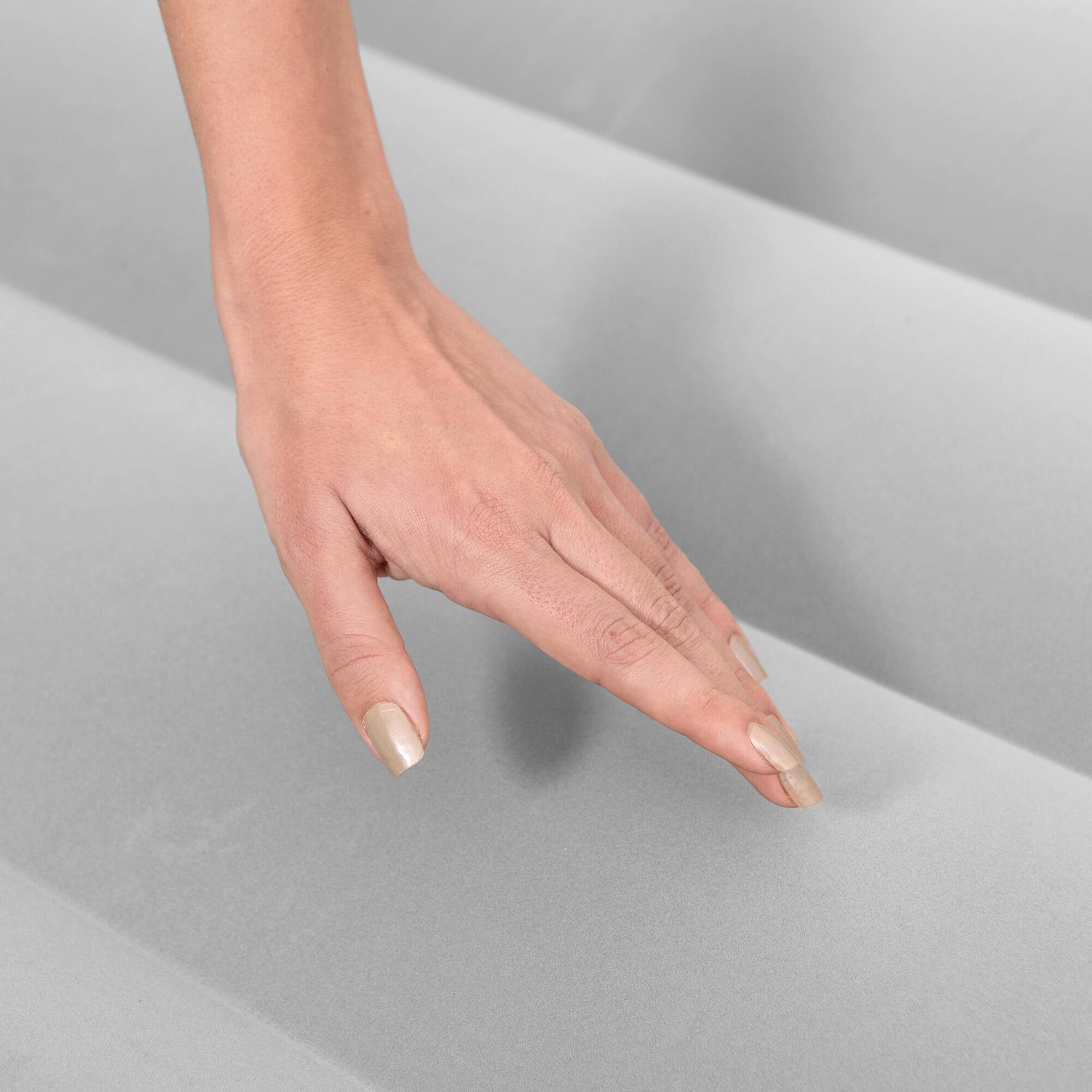 Alt View 4. Bestway - Bestway Tritech LoungeLux Headboard 33" Queen Air Mattress with Built-in AC Pump - Gray.