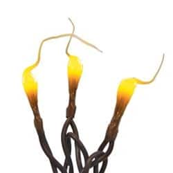 BreeBe - *Warm Silicone Teeny Lights Brown Cord 50ct - Yellow, Brown