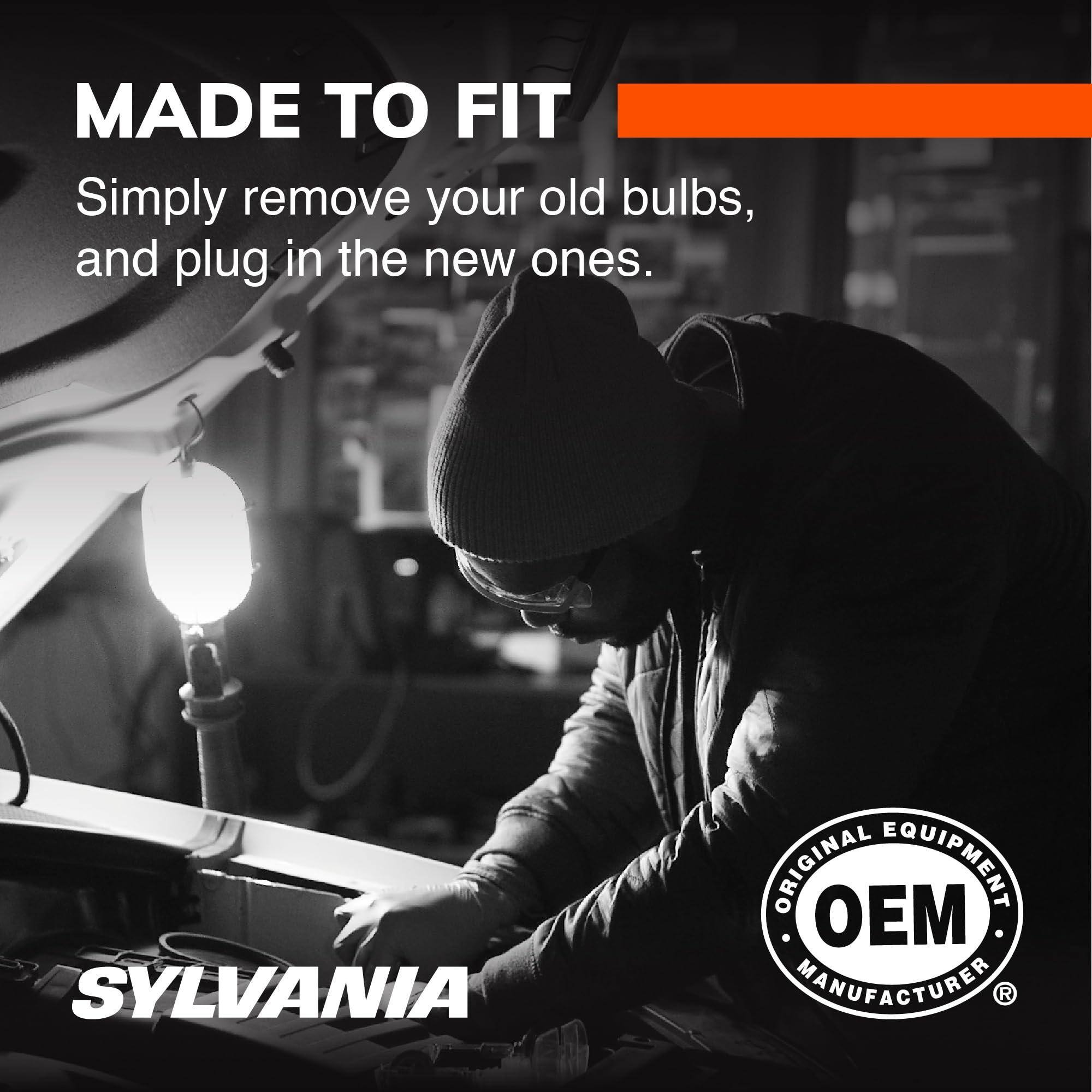 MADE TO FIT  
Simply remove your old bulbs, and plug in the new ones.  

SYLVANIA  
ORIGINAL EQUIPMENT OEM MANUFACTURER