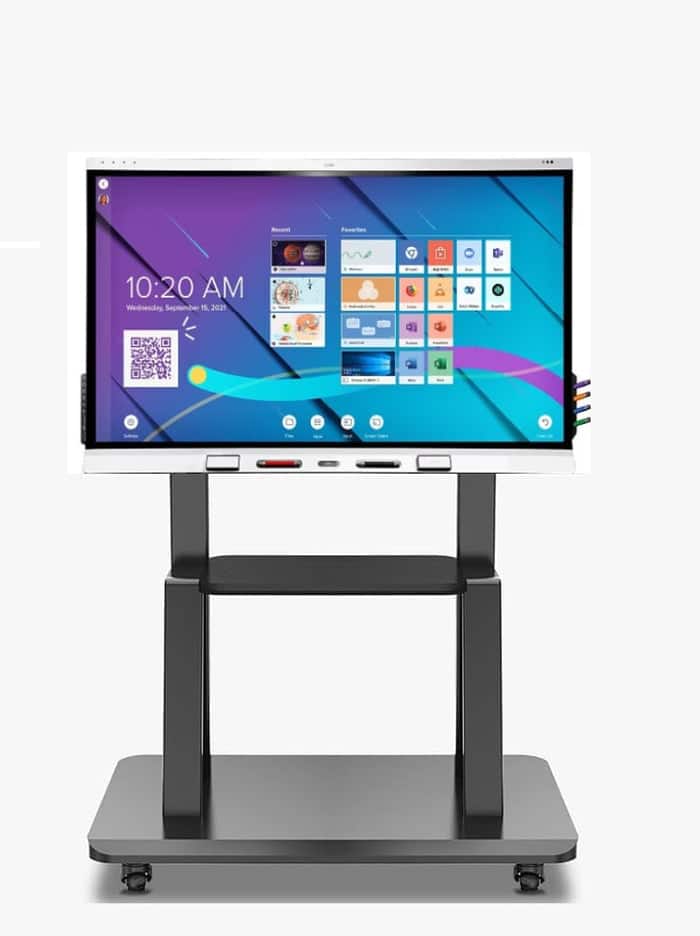 Smart Tech - Mobile Floor Stand for Smart Board SBID-6265S - Black
