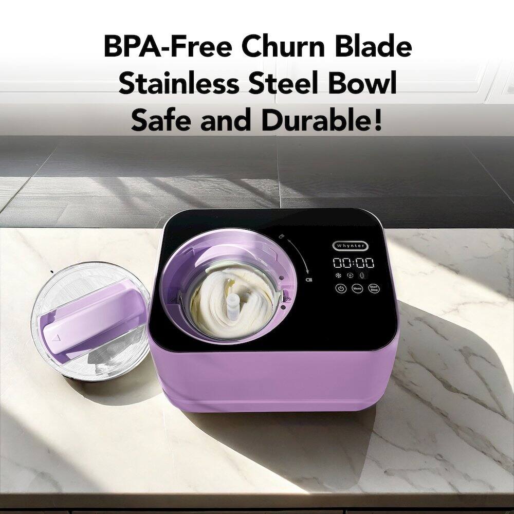 BPA-Free Churn Blade Stainless Steel Bowl Safe and Durable!