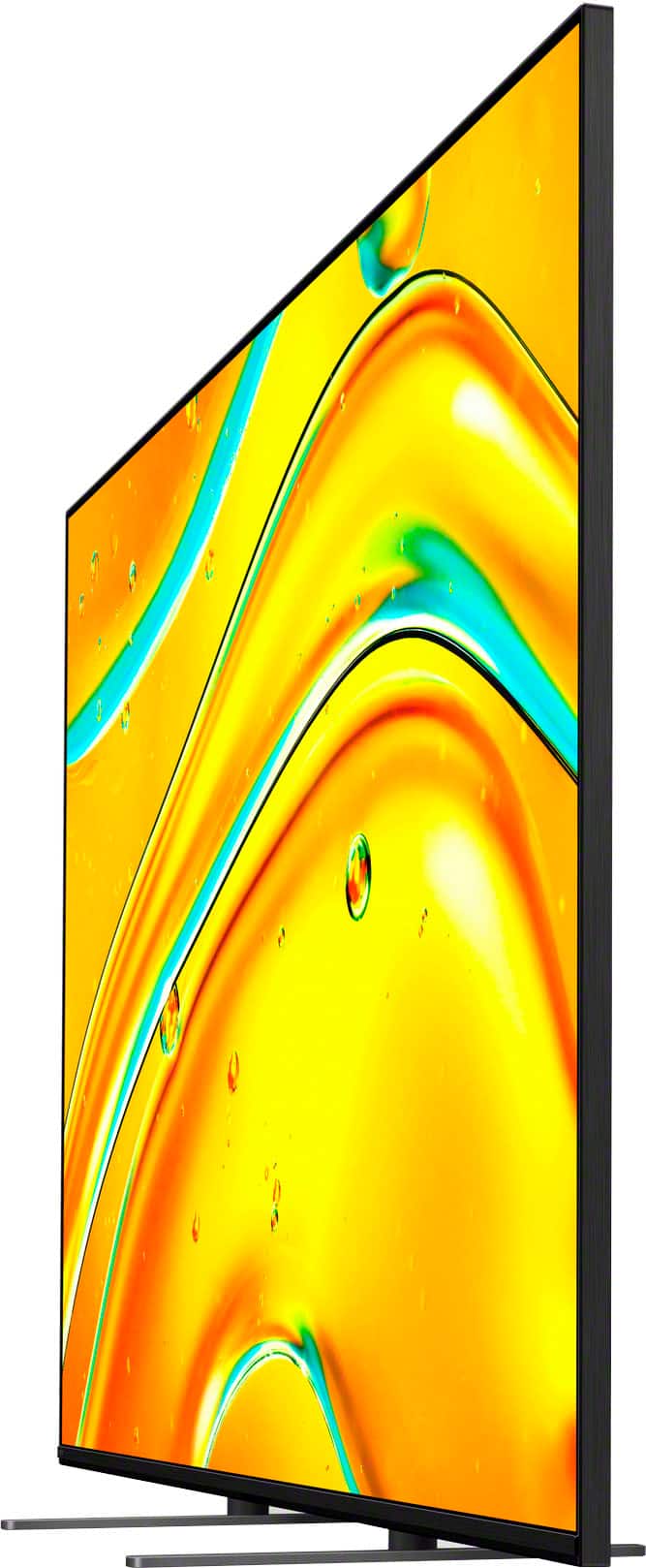 Angle. Sony - 85" Class BRAVIA 5 Mini LED 4K UHD Smart Google TV (2025) - Black.