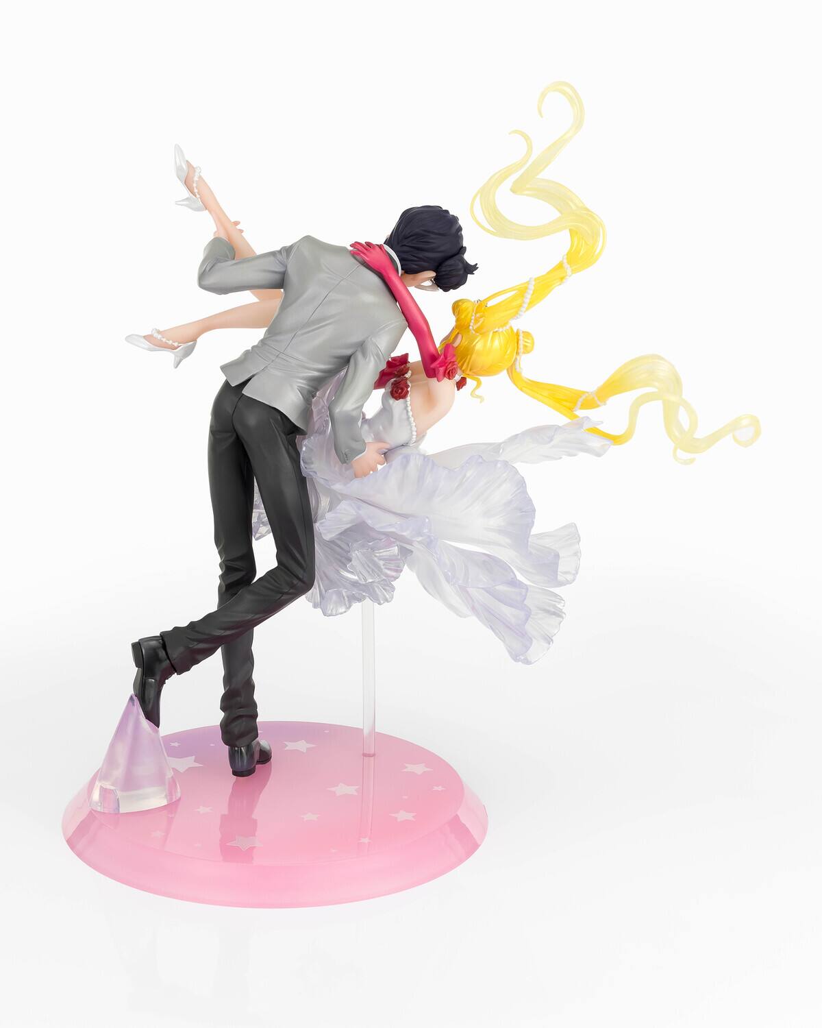 Alt View 1. Bandai - Tamashii Nations - Sailor Moon - FiguartsZero chouette - Usagi & Tuxedo Mask (Moonlight Glow - COLLECTIBLES - Multicolor.