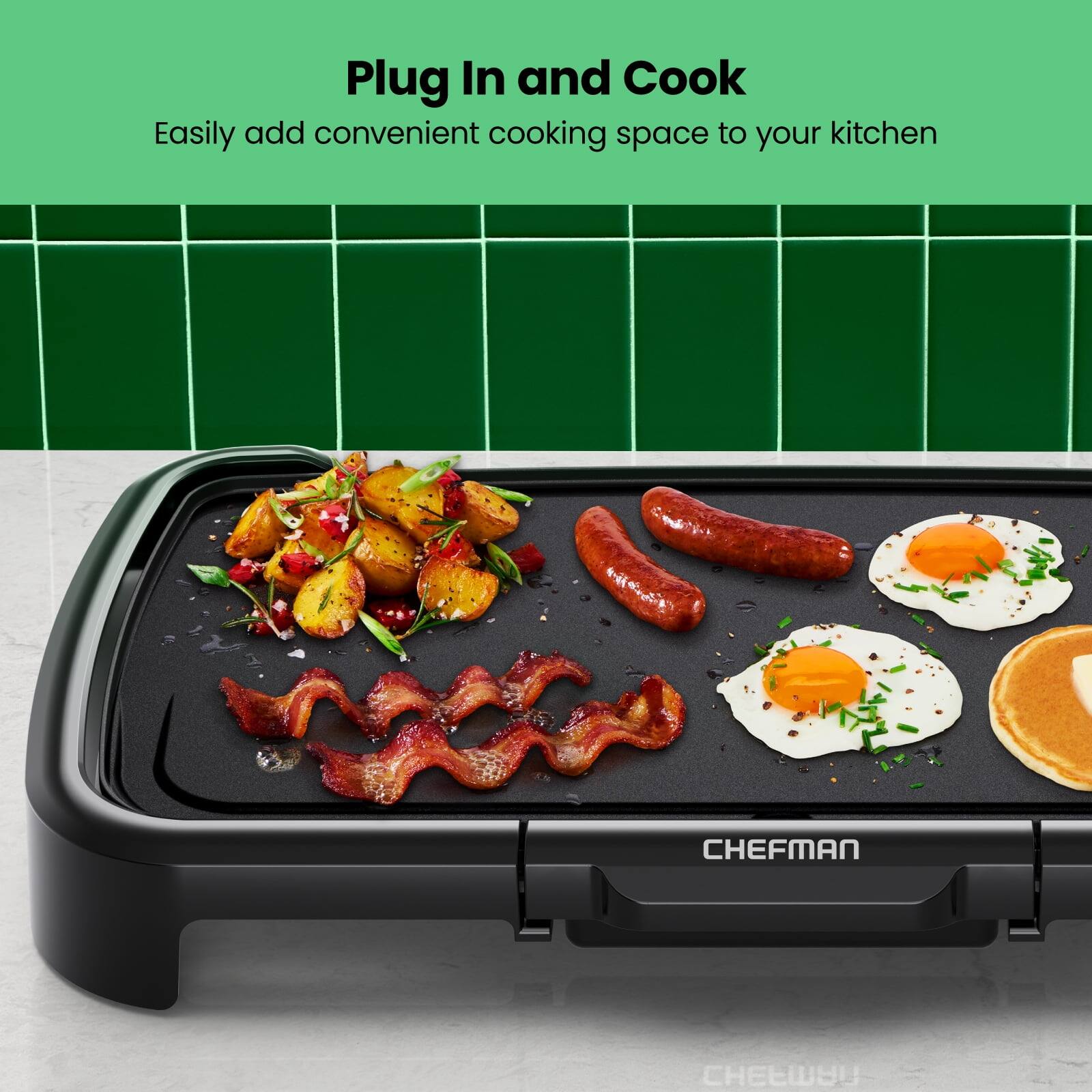 Plug In and Cook  
Easily add convenient cooking space to your kitchen