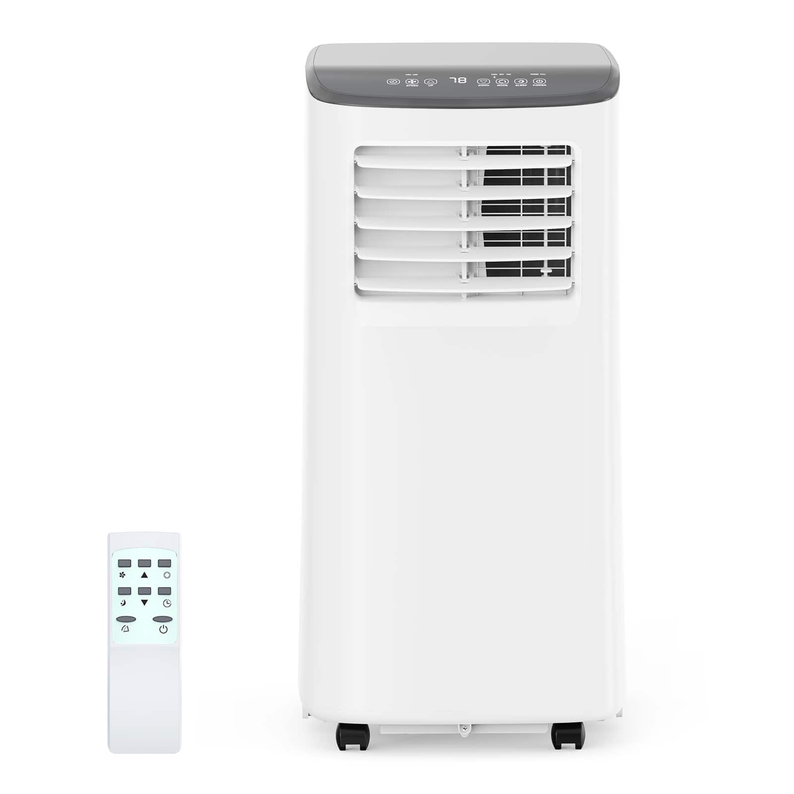 TROPOW - 8000 BTU Portable Air Conditioner – Cools Spaces Up to 350 Square Feet - White