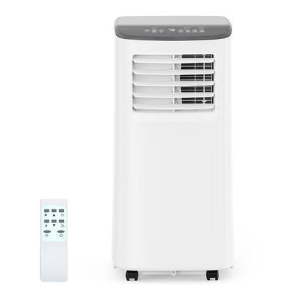 Front. TROPOW - 8000 BTU Portable Air Conditioner – Cools Spaces Up to 350 Square Feet - white.