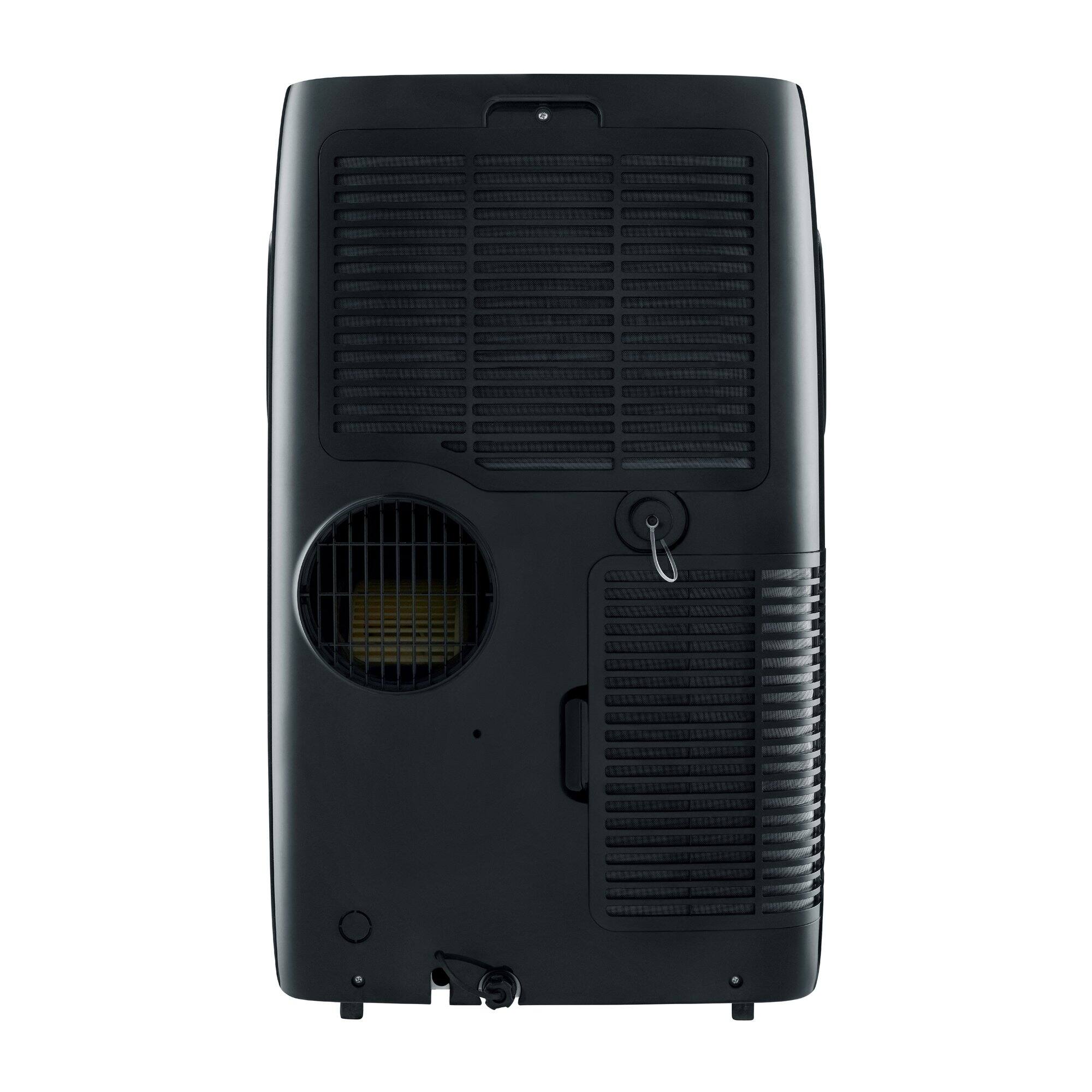 Back. LG - 400 Sq. Ft. Smart Portable Air Conditioner - Black.