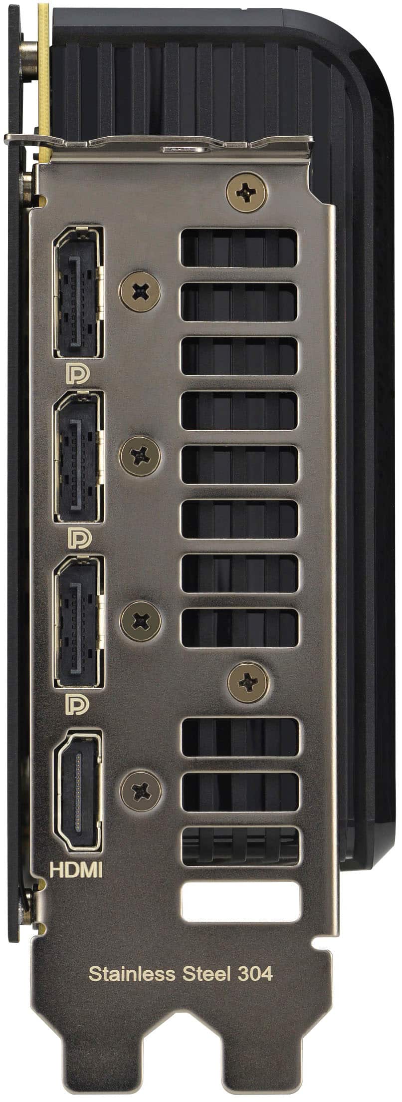 The text on the image reads "x P P x P HDMI Stainless Steel 304."