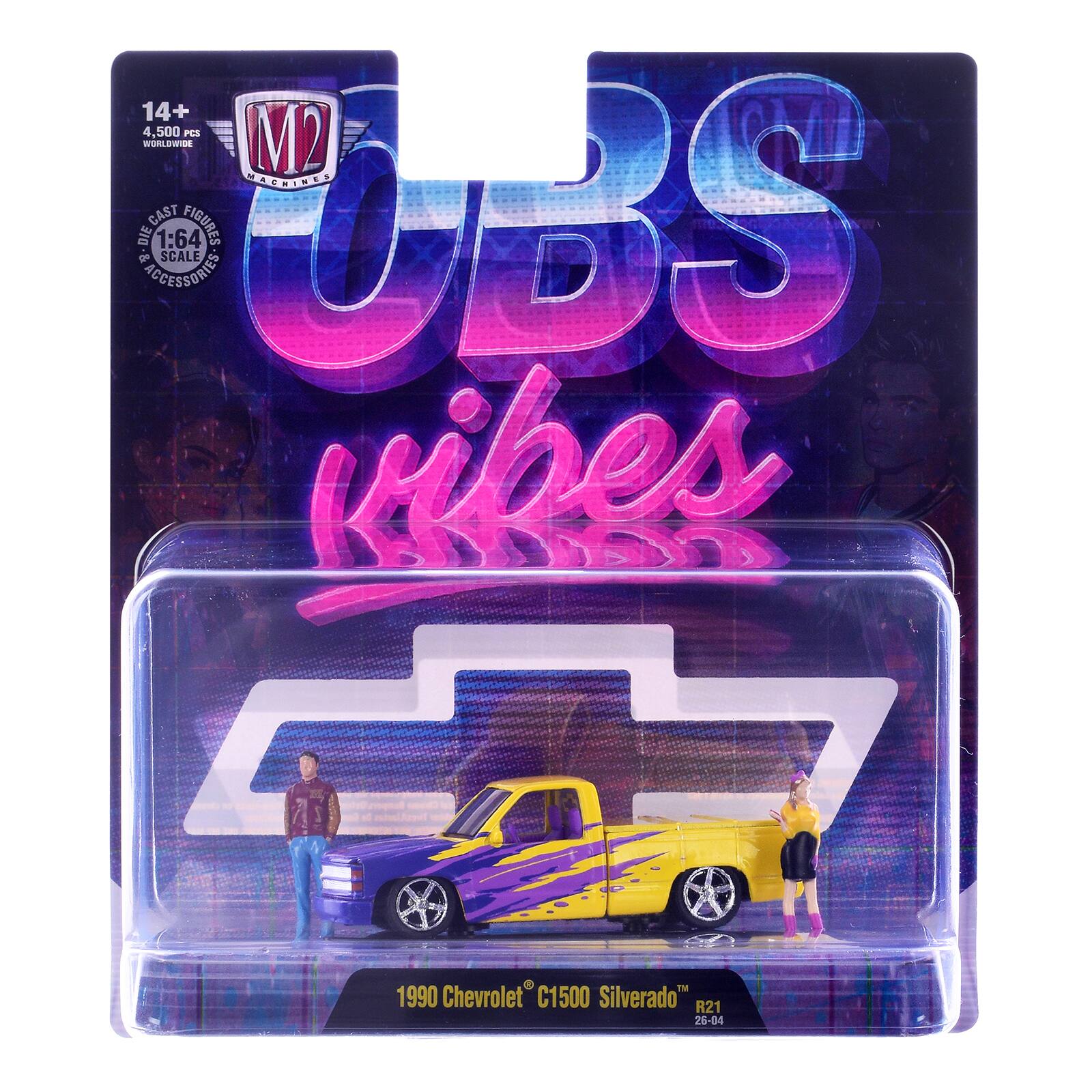 14+ 4,500 PCS WORLDWIDE M2 MAGRIOL BIECAST DIE 1:64 FIGURES UBS & SCALE ACCESSORIES vibes TM 1990 Chevrolet C1500 Silverado R21 26-04