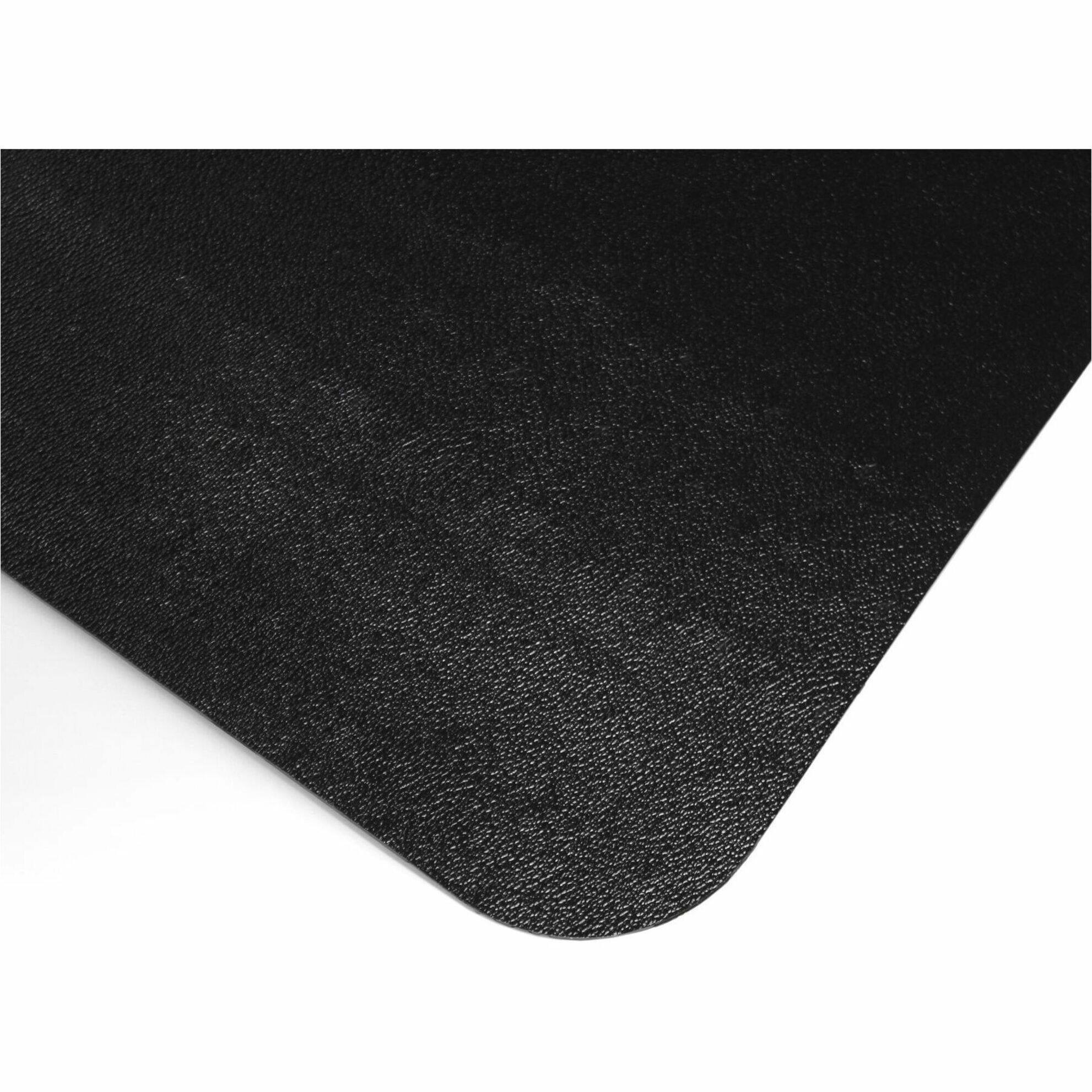Alt View 22. Floortex - Advantagemat Black Vinyl Rectangular Chair Mat for Carpets - 29.5'' x 47'' - Black.