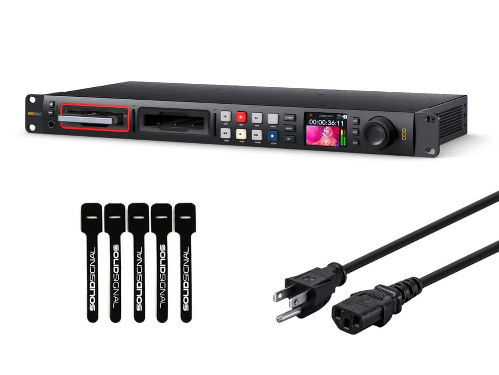 Blackmagic Design - HyperDeck Studio 4K Pro Recorder Bundle
