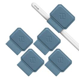 Kitcheniva - Elastic Adhesive Sleeve Pen Loop Holder For Apple Pencil And Stylus Pens Pack Of 4 - Ocean Blue