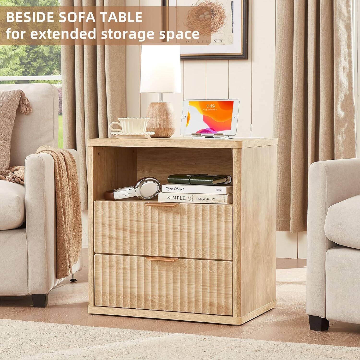 BESIDE SOFA TABLE  
for extended storage space  

Type Object  
SIMPLE