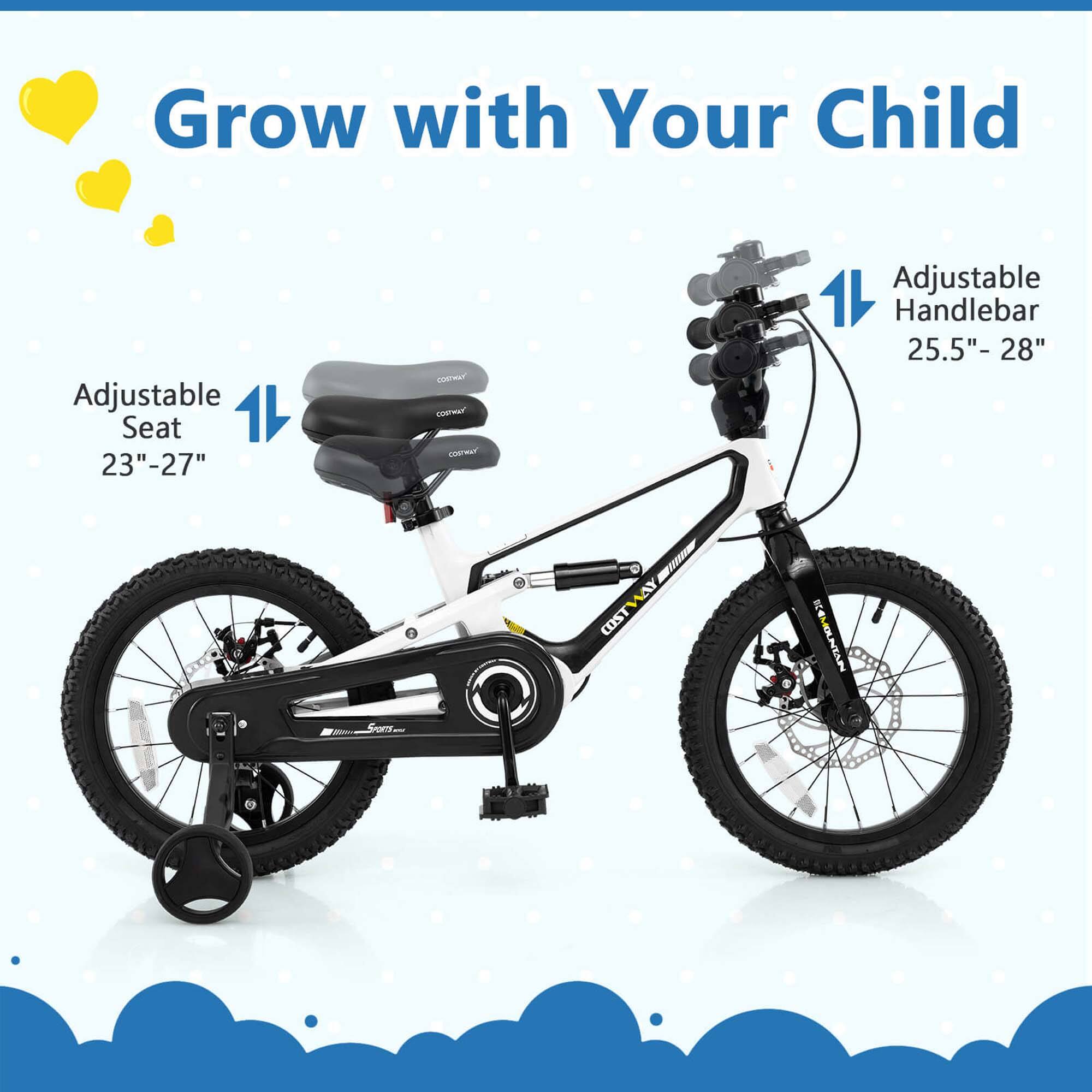 Grow with Your Child

Adjustable Seat
23" - 27"

Adjustable Handlebar
25.5" - 28"