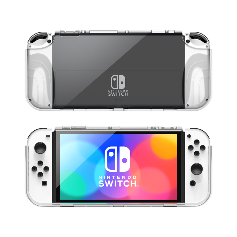 SUPCASE - Nintendo Switch OLED Unicorn Beetle Grip Case - Clear