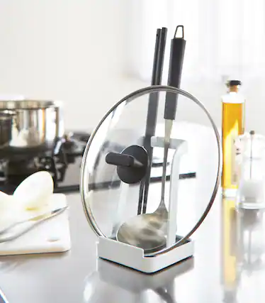 Front. Yamazaki Home - Lid & Ladle Stand.