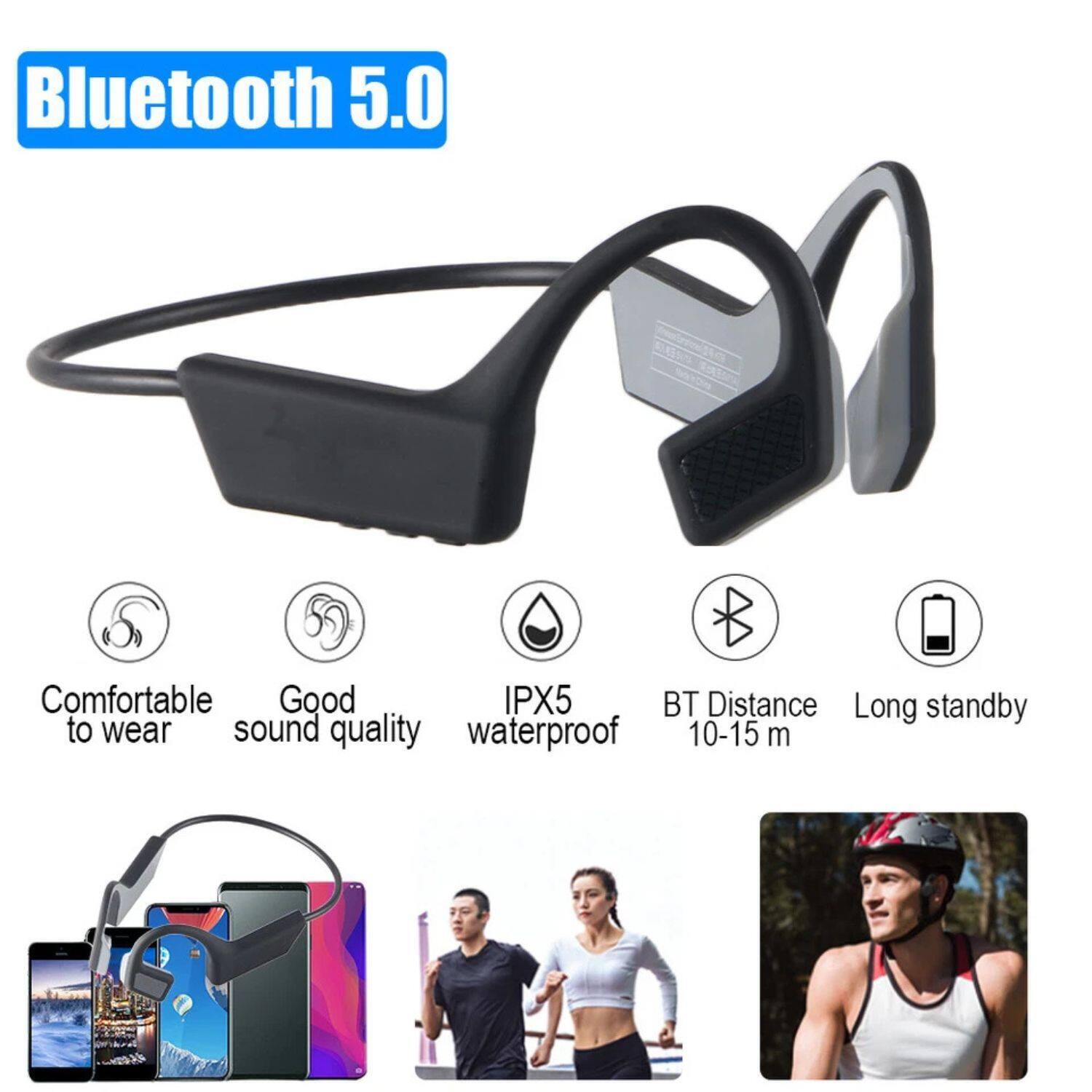 Bluetooth 5.0  
Comfortable to wear  
Good sound quality  
IPX5 waterproof  
BT Distance 10-15 m  
Long standby
