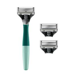Dazzed Corner - Original Shaving Kit for Men – Razor Handle - Green