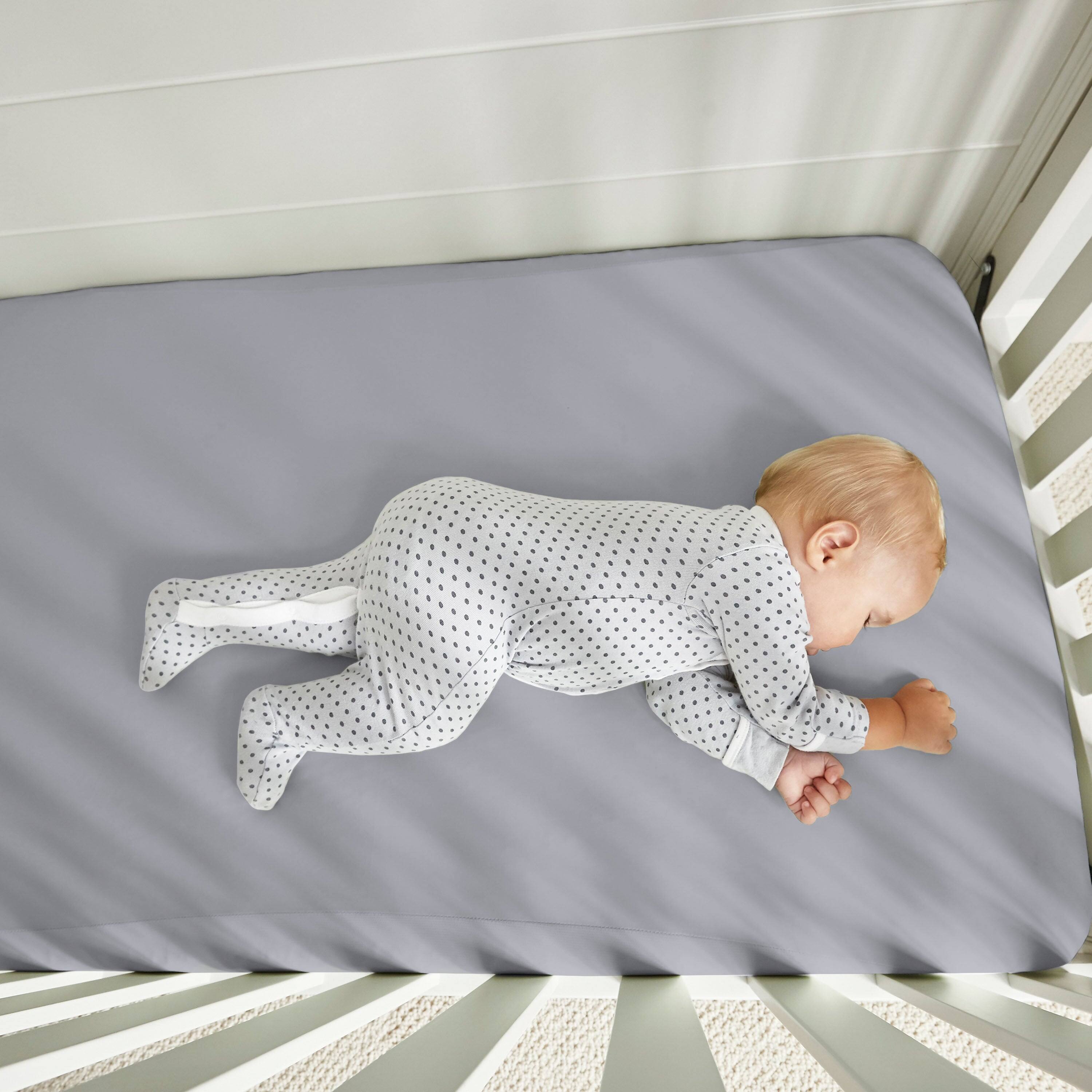 Alt View 3. Bedgear - Hyper-Wool Performance® Crib Sheet - Baby Bright White, Crib/toddler - baby-bright-white.