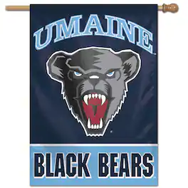 WinCraft - Maine Black Bears 28" x 40" Full Name Single-Sided Vertical Banner - Multicolor