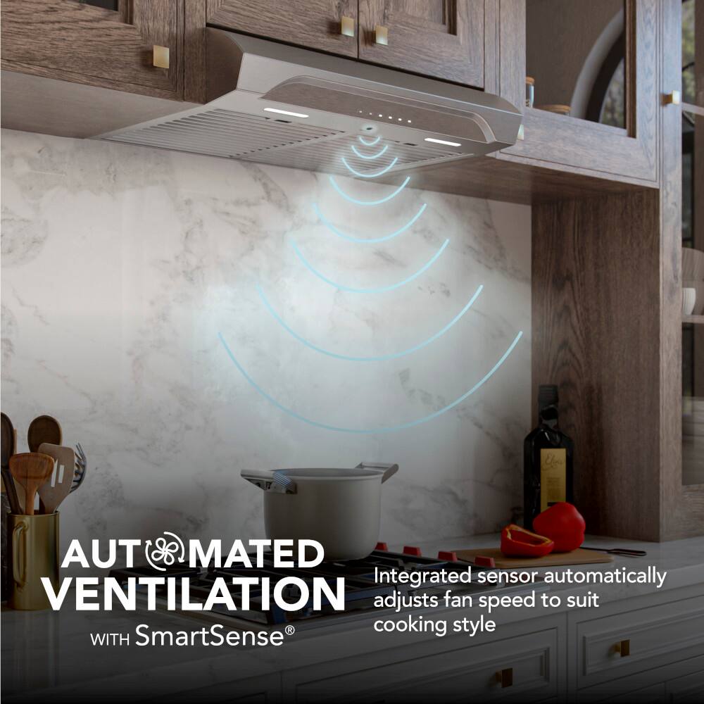 Automated Ventilation with SmartSense cooking style.