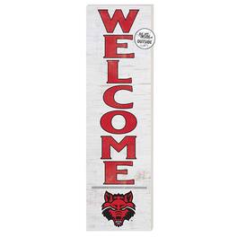 Jardine - Arkansas State Red Wolves 10'' x 35'' Indoor/Outdoor Welcome Sign - White