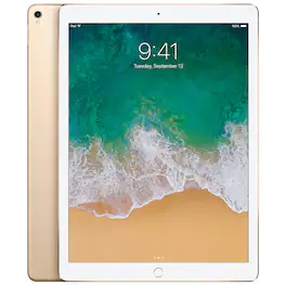 Apple - Refurbished Excellent - iPad Pro 12.9" (2nd Gen) A1670 (WiFi) 512GB w/ Pre-Installed Tempered Glass - Gold