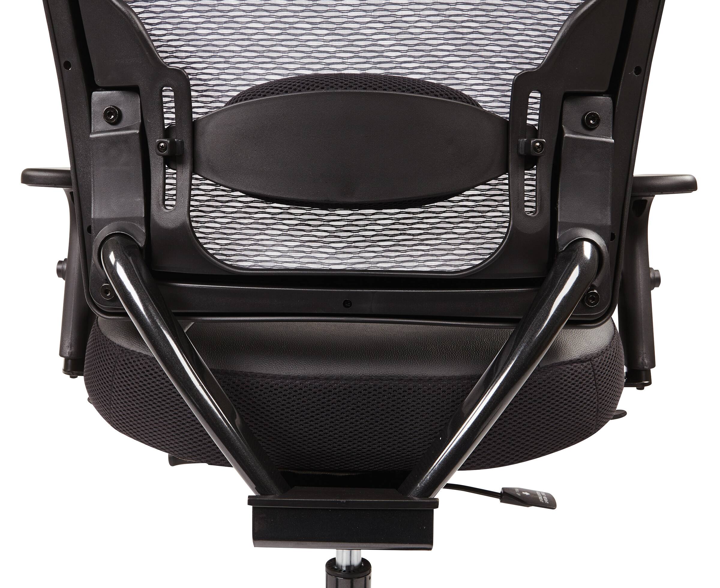 Alt View 5. Office Star Products - Big & Tall AirGrid® Back Chair - Black.