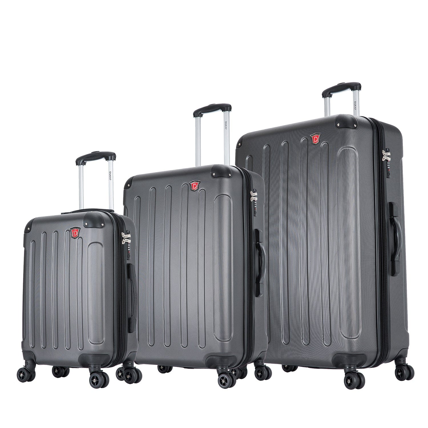 DUKAP Intely Smart Hardside 3 Piece Luggage Set 20