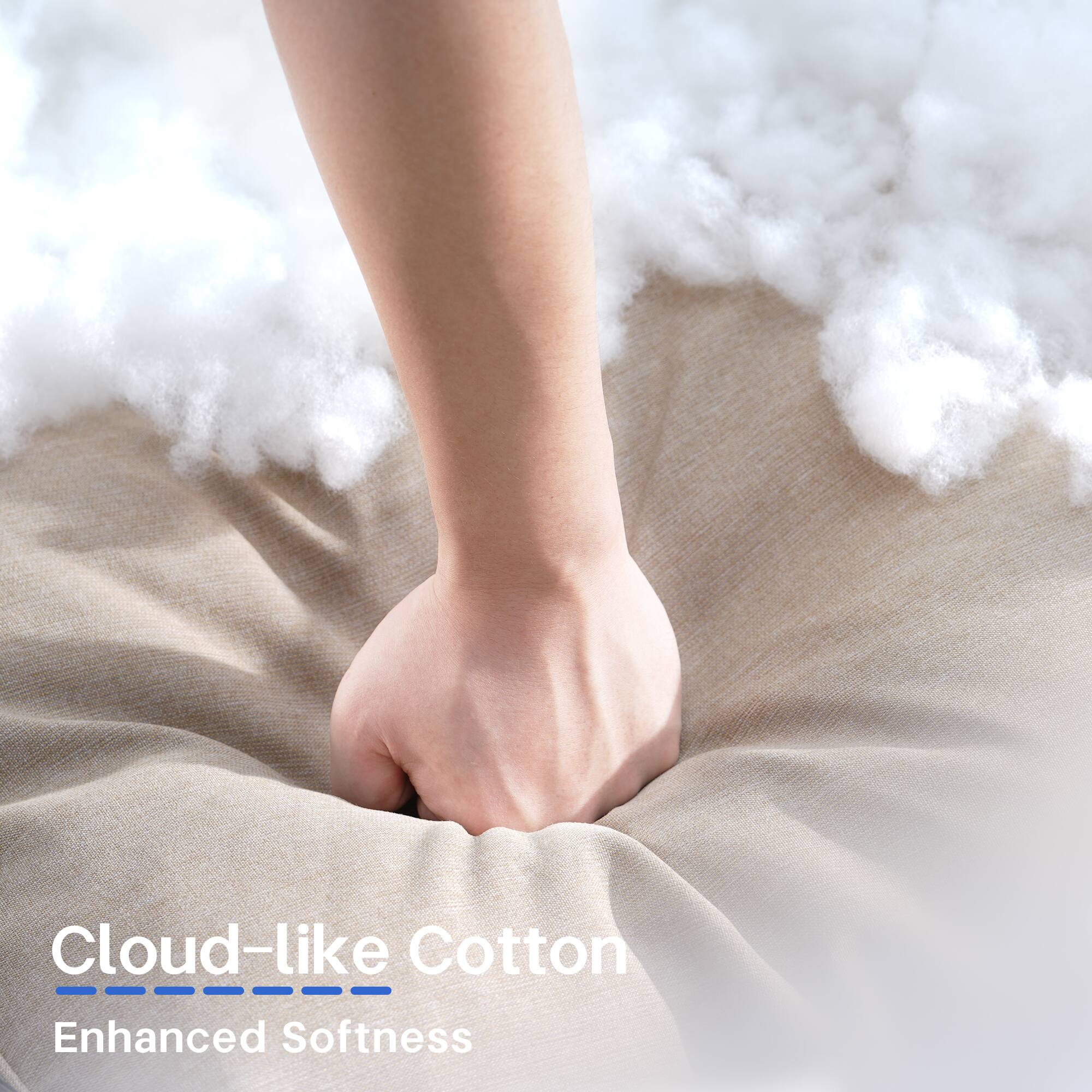 Cloud-like Cotton  
Enhanced Softness