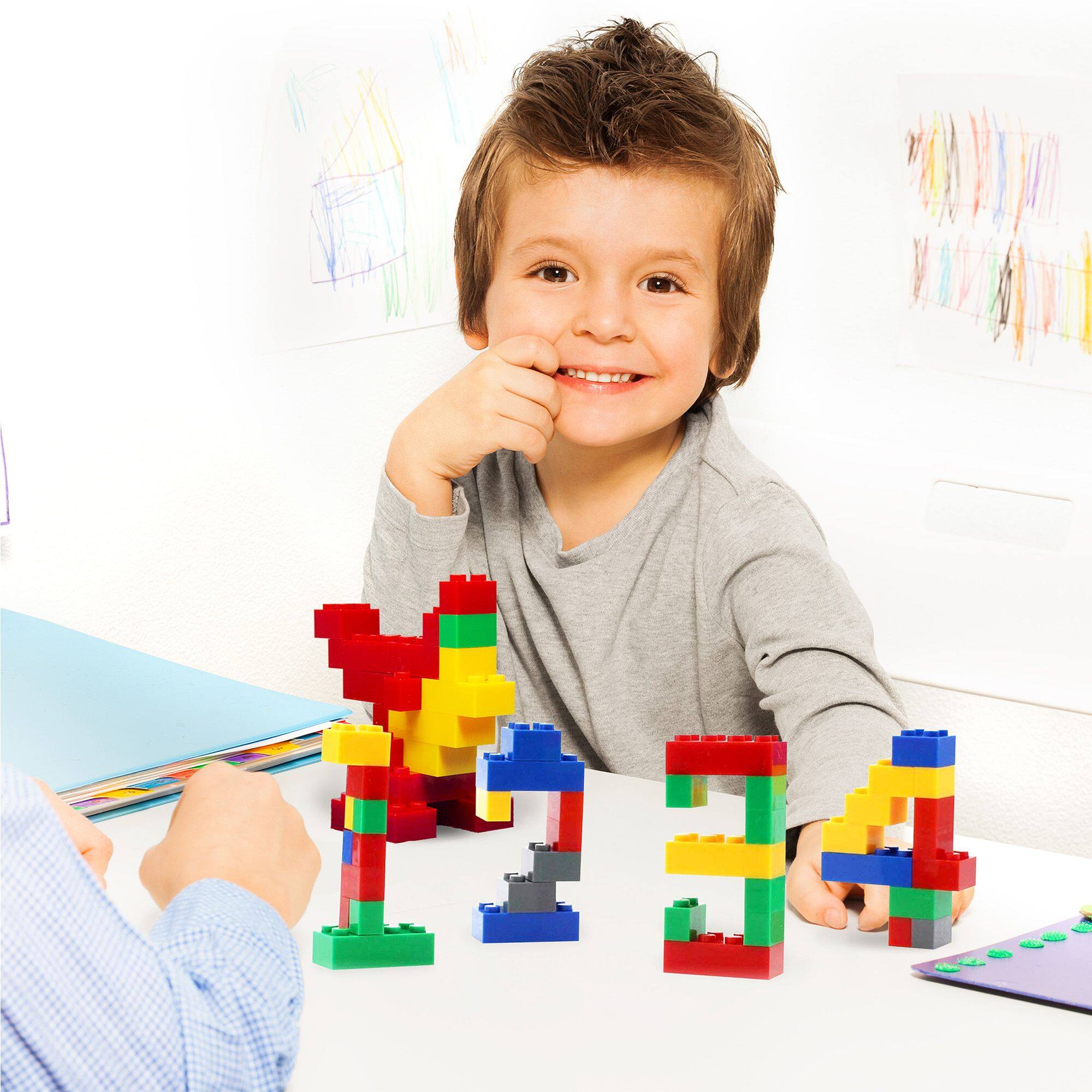 Alt View 2. PicassoTiles - PICASSO-TILES 1750 PC Construction Brick Building Blocks Set, STEM Toys for Kids 3+.