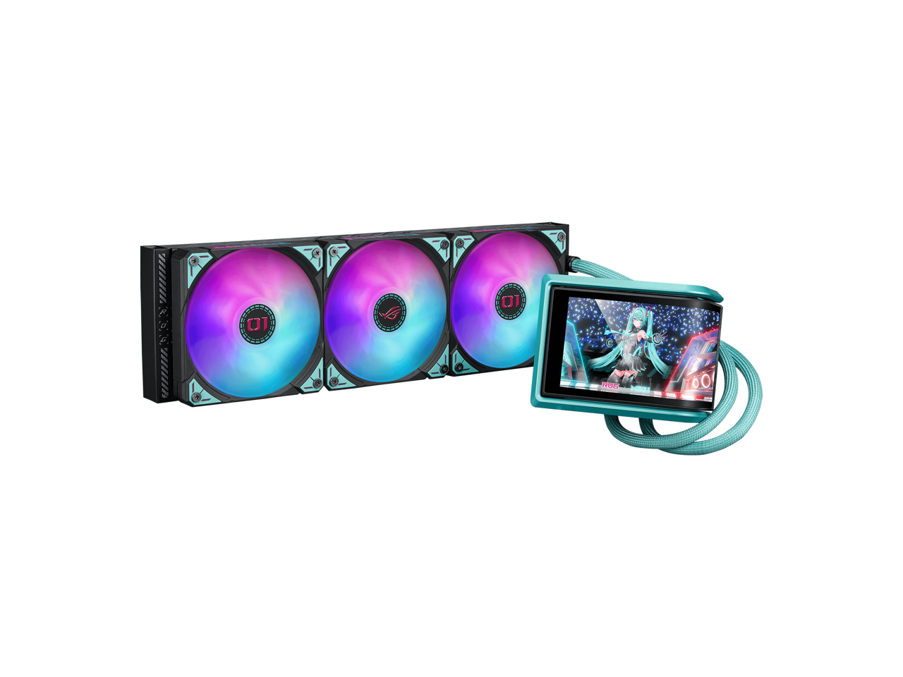 y*a様 Asus ROG RYUO IV 360 MIKU Edition 大 ASUS ROG RYUO IV 360 Miku Ed. with curved AMOLED display and fans