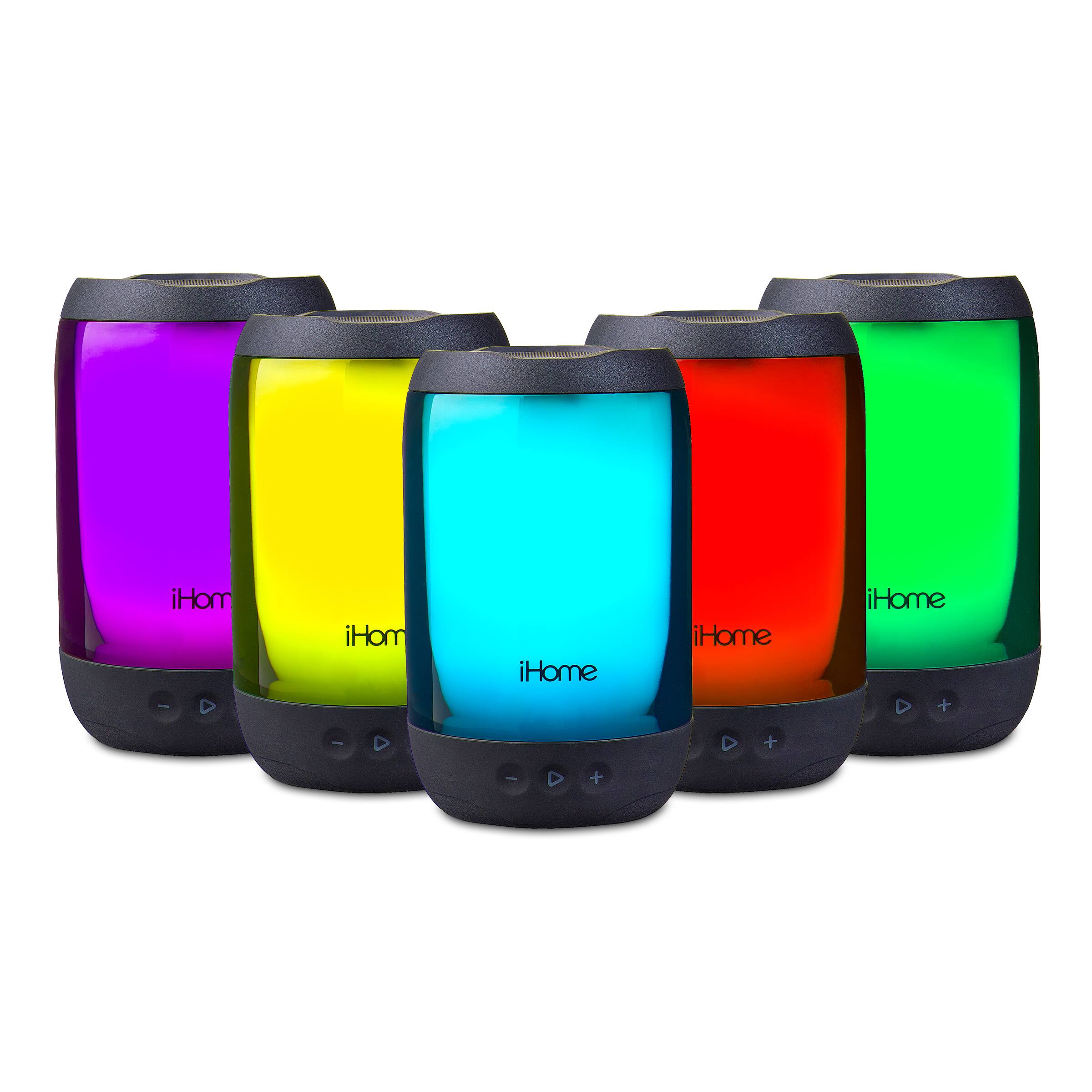 Alt View 12. iHome - Rechargeable Waterproof Bluetooth Speaker - Black.