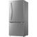 Angle. Frigidaire - 19 Cu. Ft. Standard-Depth Bottom Freezer Refrigerator - Smudge-Proof® Stainless Steel.