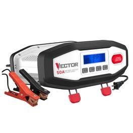 Vector - 50-Amp Engine Start, 15-Amp Automatic Battery Charger/Maintainer, Lithium/Lead-Acid Selector, VECBC50