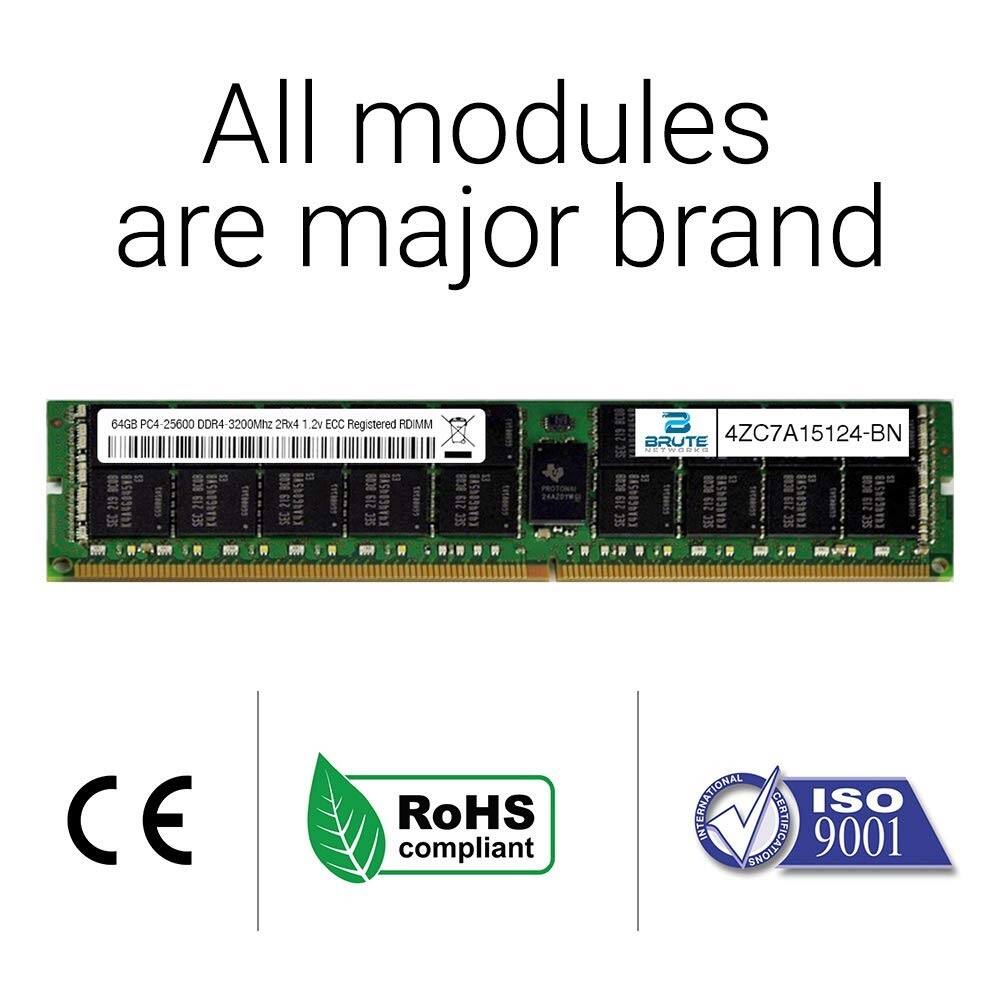 All modules are major brand

64GB PC4-25600 DDR4 3200Mhz 2Rx4 1.2v ECC Registered RDIMM

4ZC7A15124-BN

CE RoHS compliant

ISO 9001