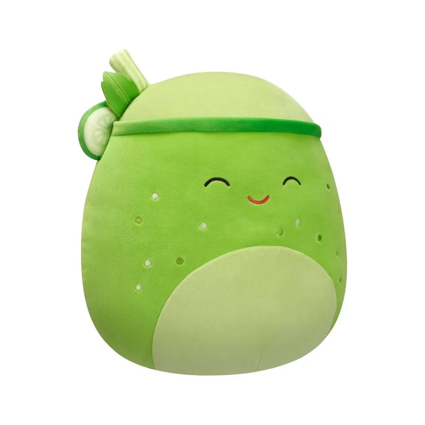 Alt View 1. Jazwares - Squishmallows: Townes the Cucumber Mint Smoothie 12" Plush.