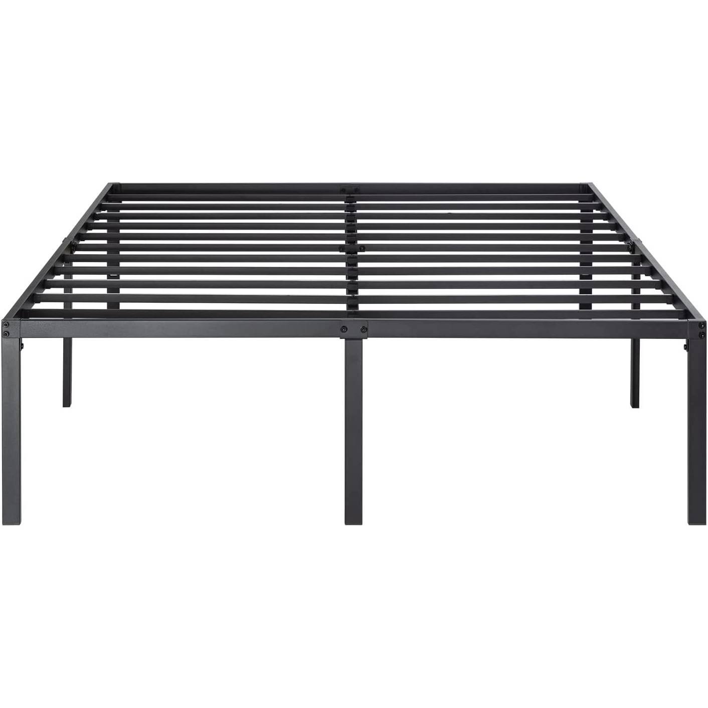 Black Metal Queen Bed Frame 