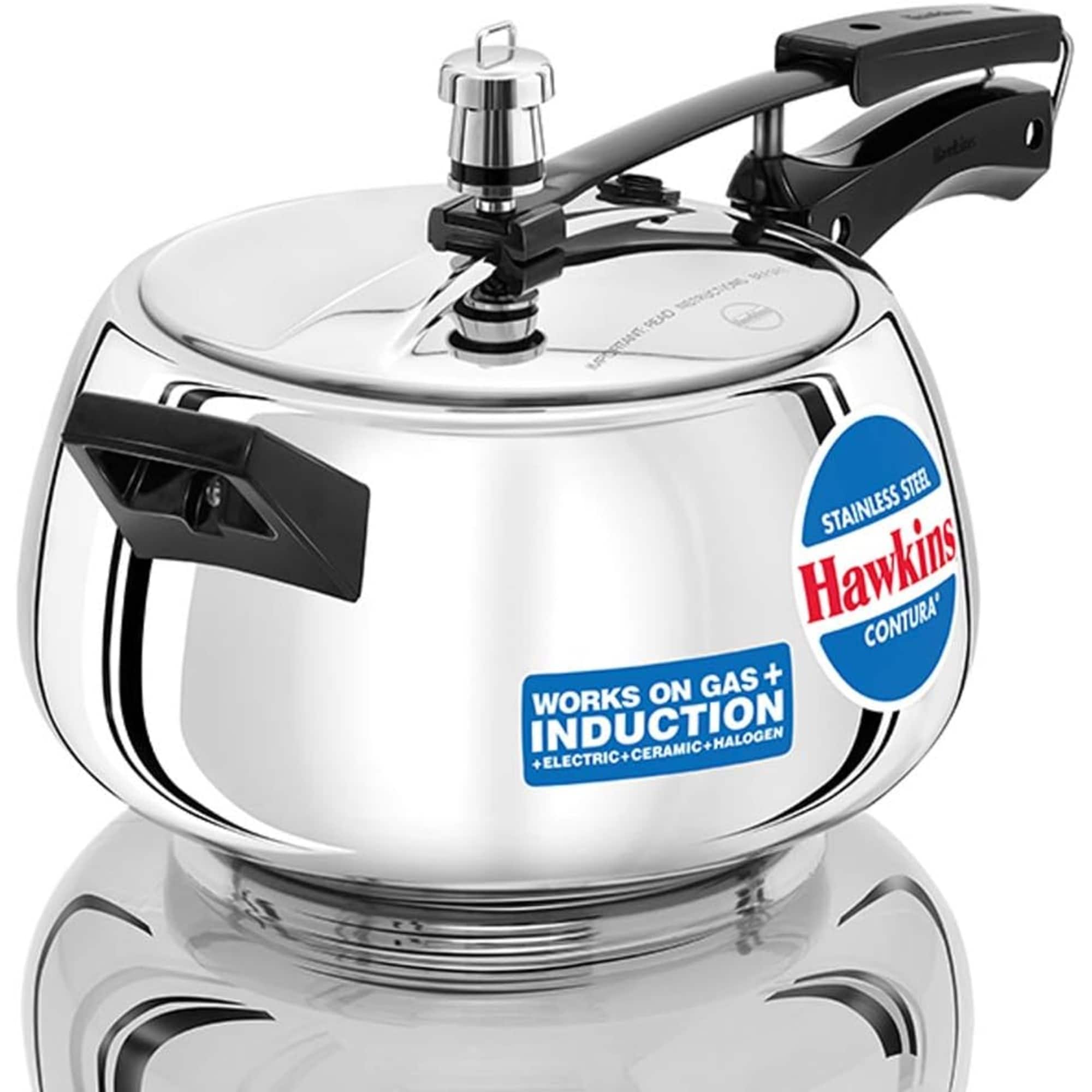 Hawkins - SSC50 5L Stainless Steel Pressure Cooker - Silver