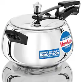 Hawkins - SSC50 5L Stainless Steel Pressure Cooker - Silver