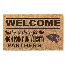 Jardine - High Point Panthers 18" x 30" Welcome Doormat - Brown