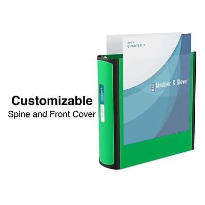 2022 QUARTER 1  
Madison & Glover M&G  

Customizable Spine and Front Cover